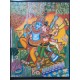 Kerala Mural - Radha Krishna 3